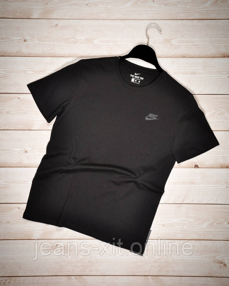 Футболка чоловіча 2XL(р) чорна 1015-21 Nike Туреччина Літо-D
