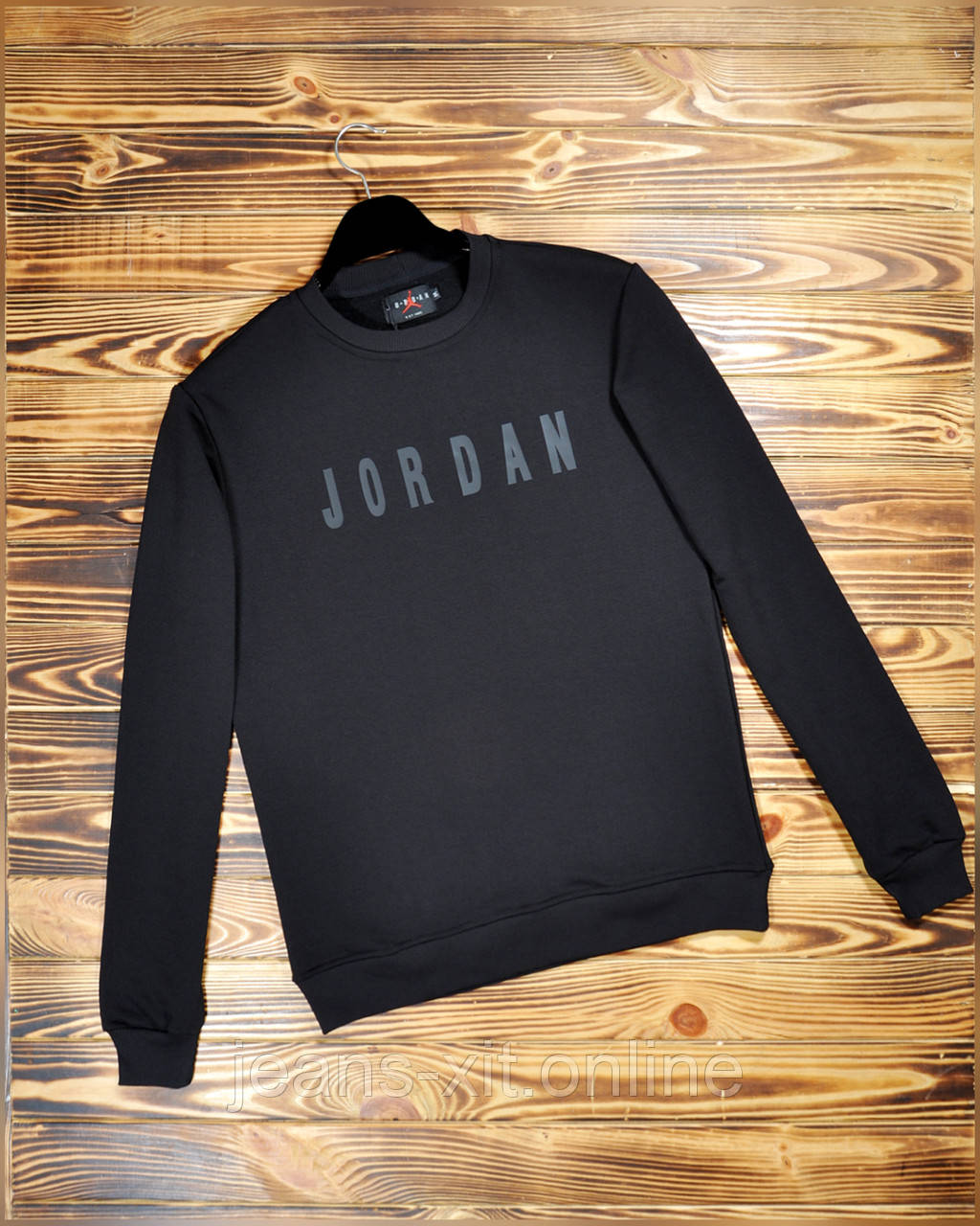 Батник чоловічий 2XL(р) чорний 1840-21 Jordan Туреччина Весна-D