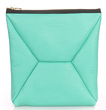 Косметичка-клатч из кожи POOLPARTY THE X the-x-green зеленая