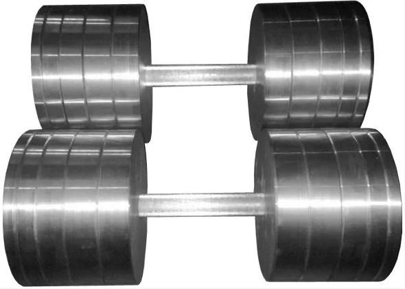 Розбірні гантелі метал 2 по 30 кг (набірні гантелі для будинку загальна вага 60 кг), фото 1