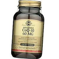 Коэнзим Q10 Солгар Solgar CoQ10 60 mg megasorb 120 капсул Кофермент