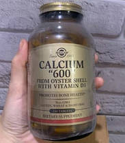 Кальцій Д3 Calcium 600 with vit D3 Solgar 240 таб, фото 2
