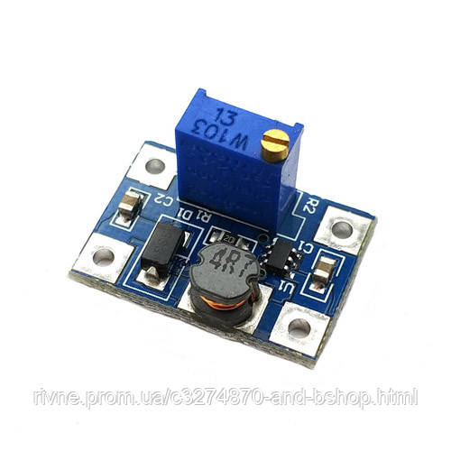 Перетворювач напруги підвищувальний SX1308 2-24 на 5-28В, 10Вт, фото 1