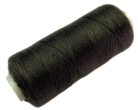 Нитка поліестер Армована No50 (аналог No36 джинсова) 200ярдів колір темно-коричневий 494