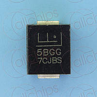 Супрессор 58В 5кВт Littelfuse 5.0SMDJ58CA DO214AB