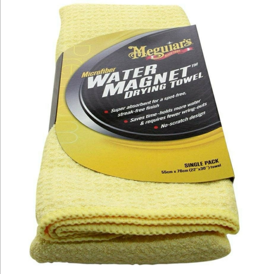 Полотенце вафельное для сбора воды Meguiar's Water Magnet Microfiber Drying Towel 55х76 см. желтый (X2000EU) - фото 1 - id-p1390009802