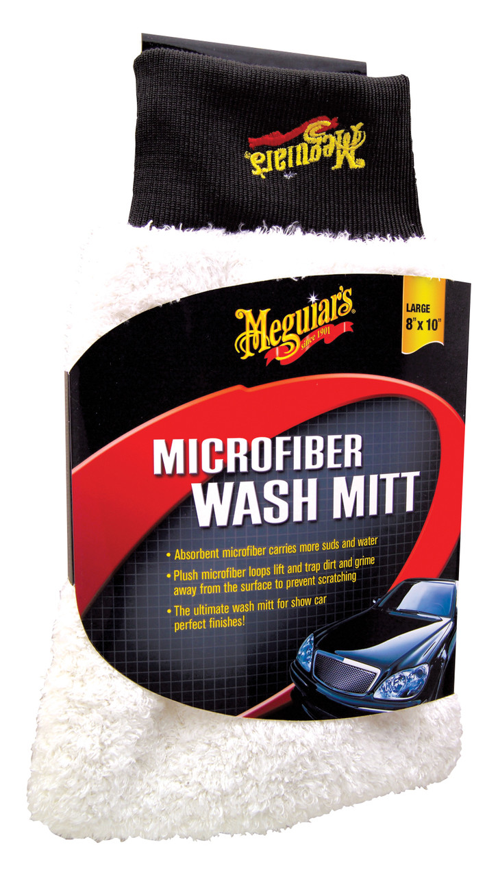 Рукавиця мікрофіброва для мийки - Meguiar's Microfiber Wash Mitt 19х29 см. (X3002EU)