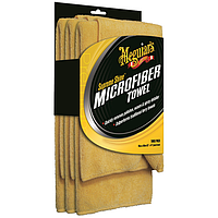 Набор полотенец микрофибровых Meguiar's Supreme Shine Microfiber Towel 40х60 см. 3 шт. желтые (X2020EU)