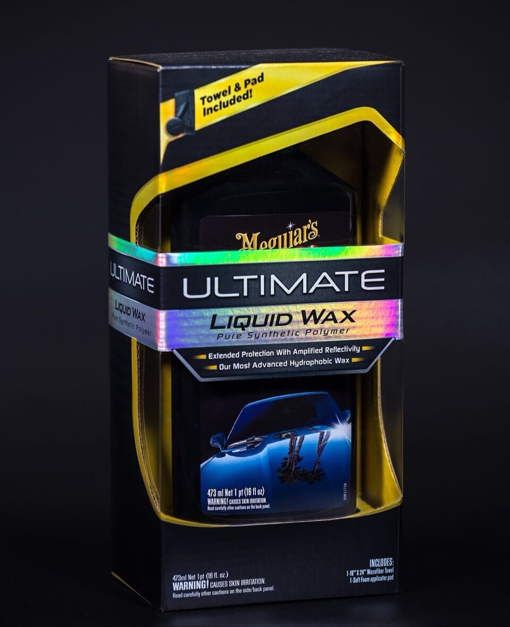 Cинтетический жидкий воск Meguiar's Ultimate Liquid Wax 473 мл. (G18216) - фото 4 - id-p1390009837