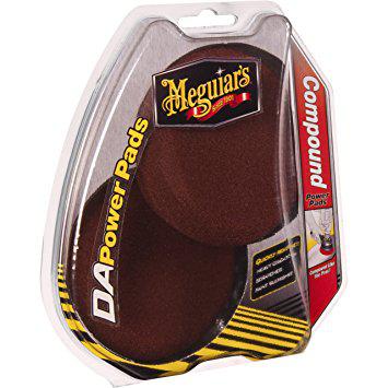 Набір жорстких кругів для полірування — Meguiar's DA Compound Power Pads 90 мм. 2 шт. бордовий (G3507INT)