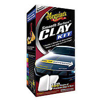 Набор для чистки кузова с эффектом полироля Meguiar`s Smooth Surface Clay Kit (G1016)