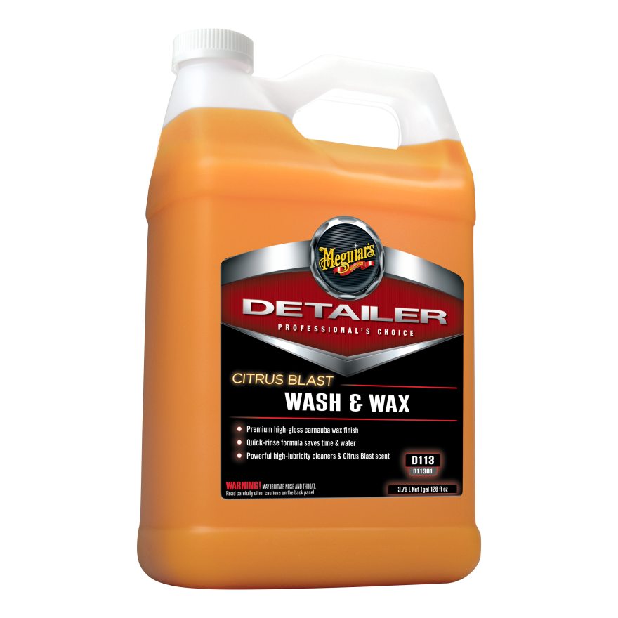 Концентрат шампунь з воском карнауби Meguiar's Detailer Citrus Blast Wash & Wax 3,79 л. (D11301)