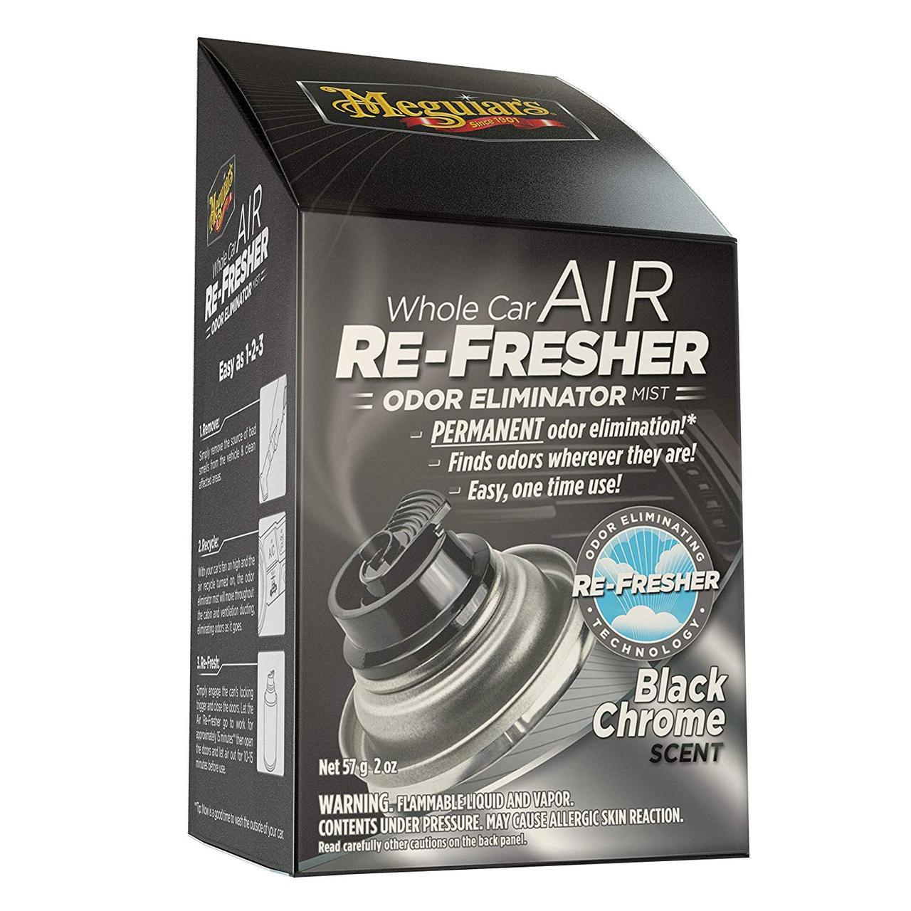 Освежитель воздуха "Черный хром" аромат Meguiar`s Air Re-Fresher Black Chrome Scent 57 г. (G181302) - фото 2 - id-p1390010024