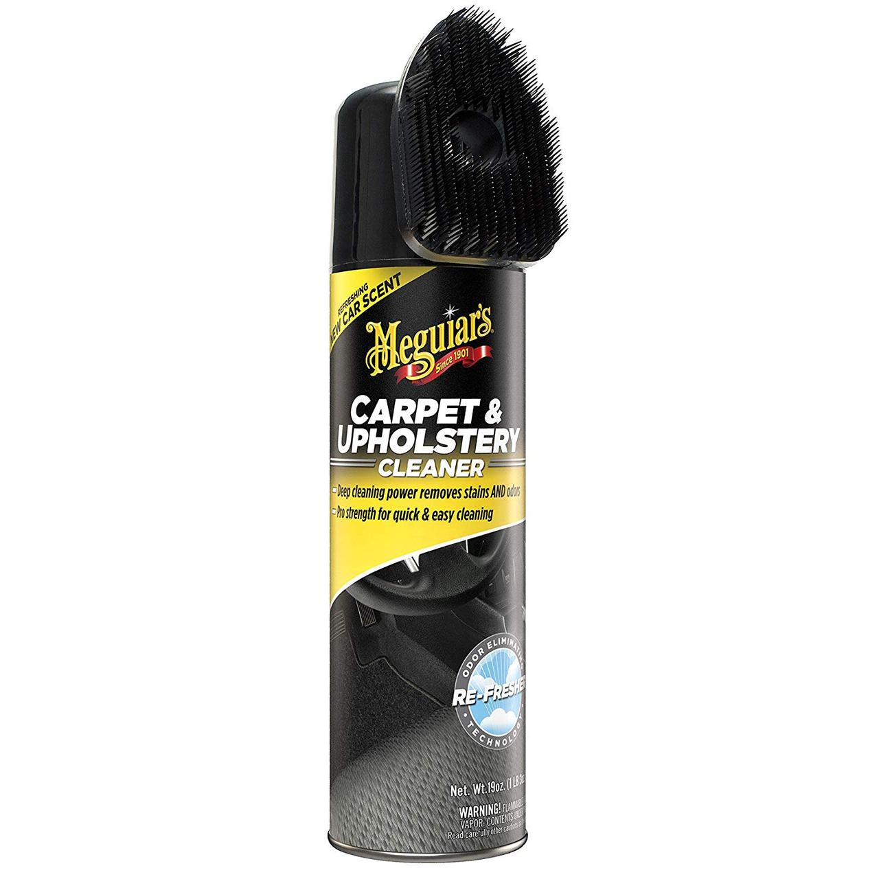 Пінний очисник з щіткою для салону автомобіля Meguiar's Carpet & Upholstery Cleaner 539 р. (G191419), фото 1