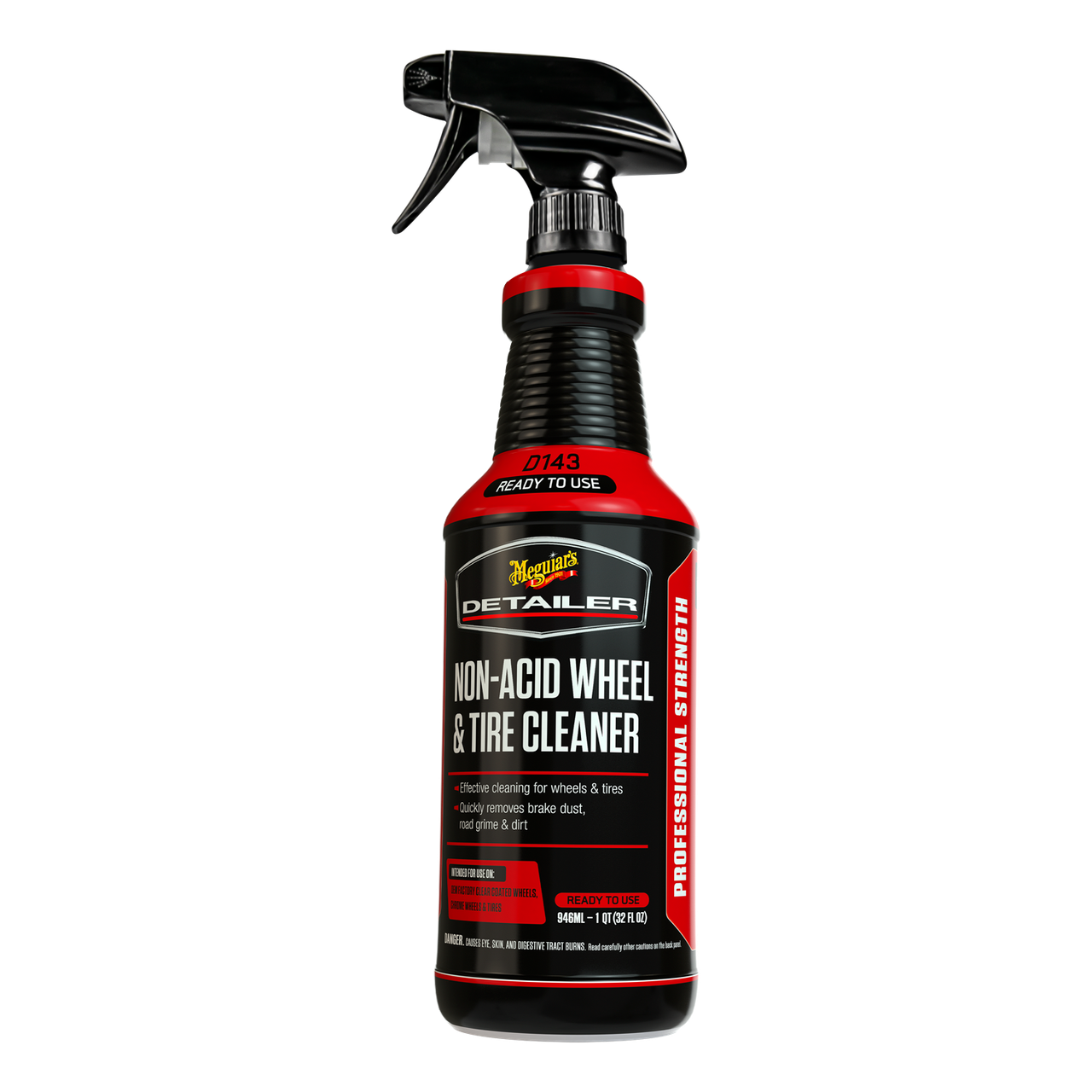 Очисник шин і колісних дисків - Meguiar's Detailer Non-acid Wheel & Tire Cleaner 946 мл (DRTU14332)
