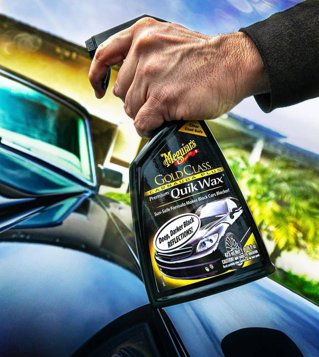 Карнауба быстрый воск для авто Meguiar's Gold Class Quik Wax 473 мл. (G7716) - фото 3 - id-p1390010487