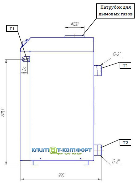 Газовый котел Колви Eurotherm KT 16 TS B Стандарт - фото 3 - id-p29094591