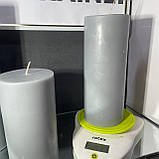 Свеча цилиндрическая высота 20см , диаметр 8 см, цвета в ассортименте, фото 5