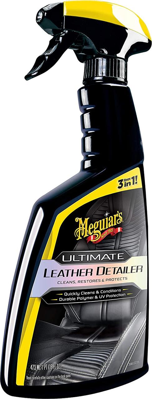 Спрей 3 в 1 для ухода за кожаным салоном Meguiar's Ultimate Leather Detailer 473 мл. (G201316) - фото 2 - id-p1390010617