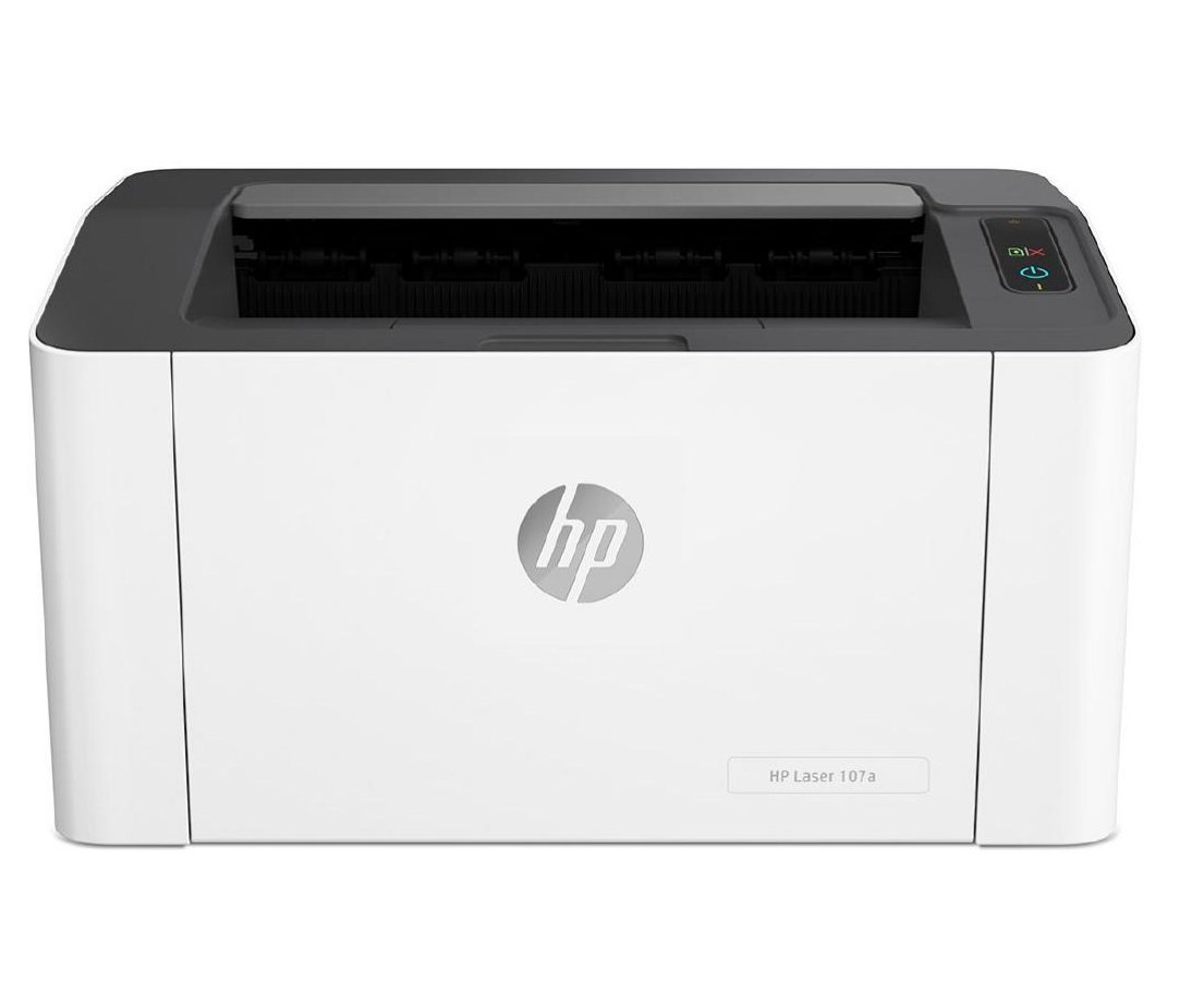 Принтер лазерный ч/б A4 HP Laser 107a (4ZB77A), White/Black