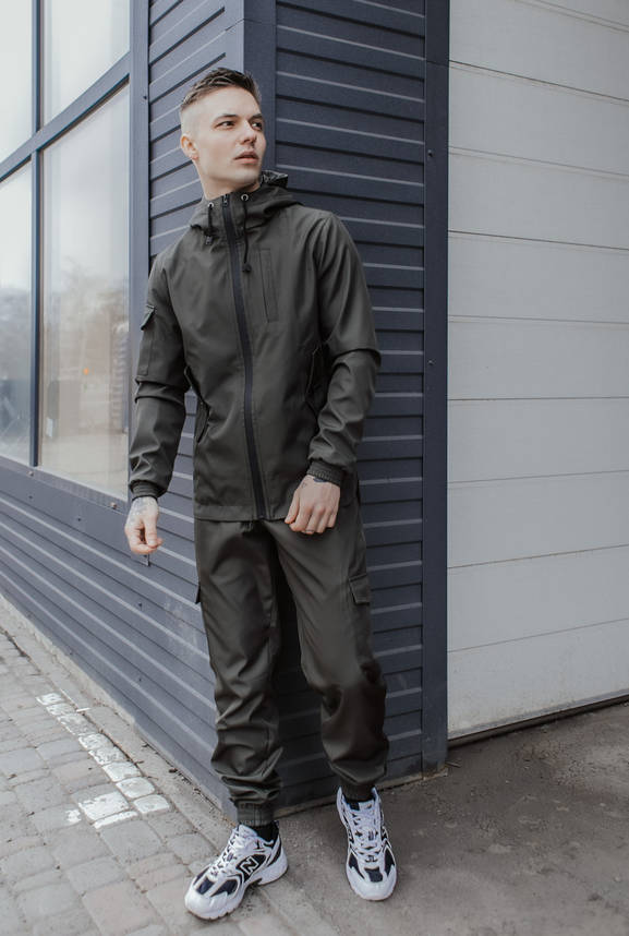 Костюм чоловічий хакі демісезонний Intruder Softshell Easy. Куртка + штани осінній | весняний | річний, фото 2