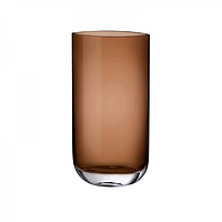 Ваза хрустальная 40 см Blade Caramel Nude Glass