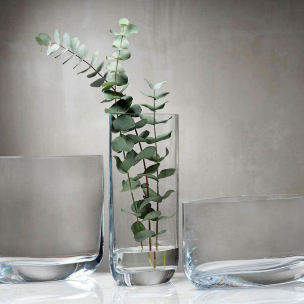 Ваза кришталева 40 см Blade Clear Nude Glass