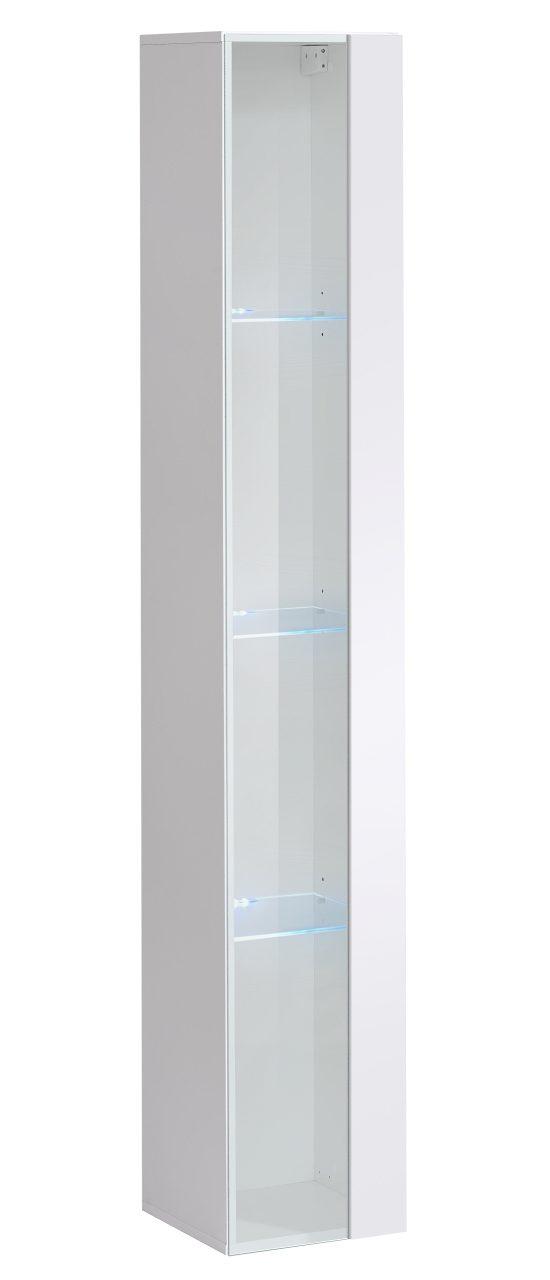 Вітрина навісна SWITCH WW1 ASM MEBLE білий/білий глянець, фото 1