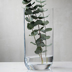 Ваза кришталева 40 см Blade Clear Nude Glass