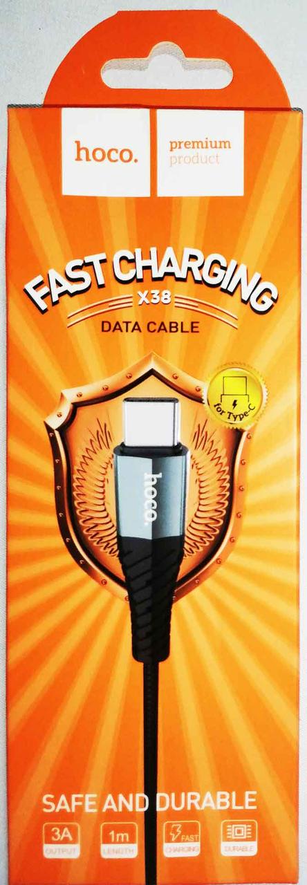 Кабель HOCO cool data cable X 38 TYPE C, фото 1