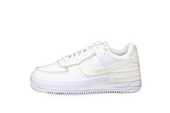 Кросівки жіночі Nike Air Force білі найк аїр форс повсякденні шкіра