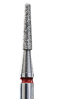Фреза алмазная усеченный конус Staleks диаметр 1,8 мм красная насечка FA70R018/8