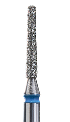 Фреза алмазна усічений конус Staleks FA70B016/10K, діаметр 1,6 мм, синя насічка