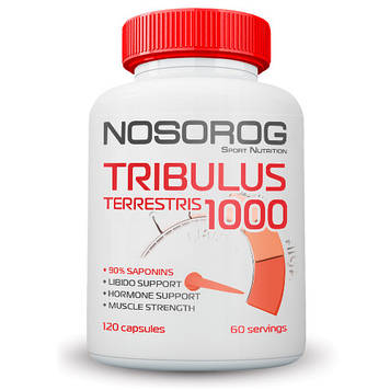 Трибулус терретрис Носоріг / Nosorig Nutrition Tribulus 1000 мг 120 капсул