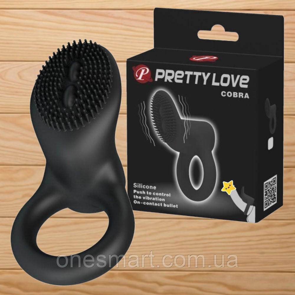 Віброкільце на член Pretty Love "COBRA" від Baile