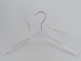 Довжина 43 см. Плічка серія Сristallo акрилові кристально прозорі, Mainetti Group Італія