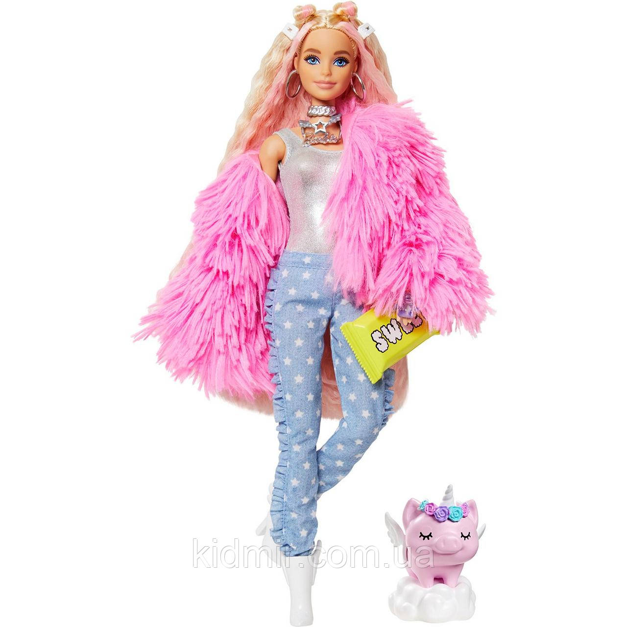 Лялька Барбі Екстра в рожевій куртці Barbie Extra GRN28, фото 1