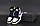 Чоловічі кросівки AJ 1 Retro Шкіряні Чорно-білі  Люкс, фото 6