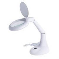 ZD-137 LED-лупа-лампа з підсвіткою, настільна, кругла, 3X, 12X, 12W, Ø110 мм