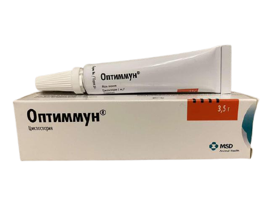 Оптиммун Оptimmune очна мазь для собак, 3,5 гр, фото 1