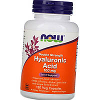 Гиалуроновая кислота NOW Hyaluronic Acid 100 mg double strength 120 капс