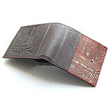 Чоловічий гаманець з натуральної шкіри Guk, фото 4