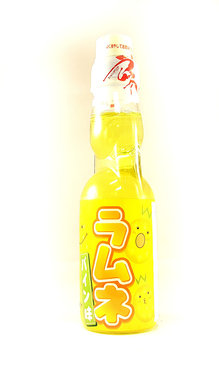 Японська газована вода з кулькою Ramune Lemon 200ml