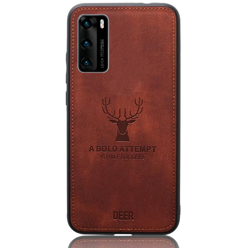Чохол Deer Case для Huawei P40 Brown, фото 1