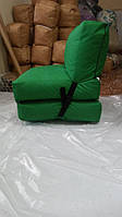 Безкаркасне крісло зелене SM-0666