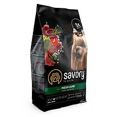 Сухий корм Savory Fresh Lamb для собак малих порід зі свіжим м'ясом ягняти 3 кг