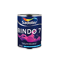 Матовая моющаяся краска для стен и потолка Sadolin Bindo 7 1л