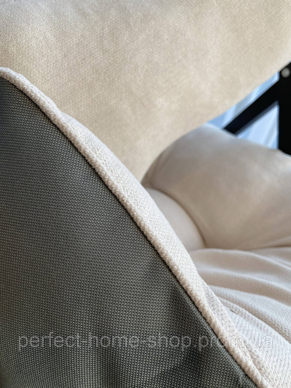 Кресло раскладное мягкое с пуфом для ног и подушечкой Krem - фото 7 - id-p1390192997