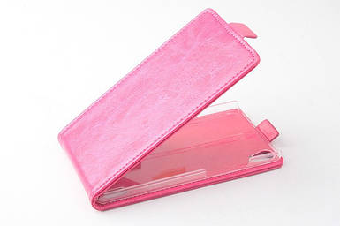 Чохол фліп для Huawei Ascend P7 рожевий