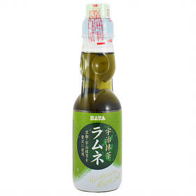 Японська газована вода з кулькою Ramune Matcha 200ml